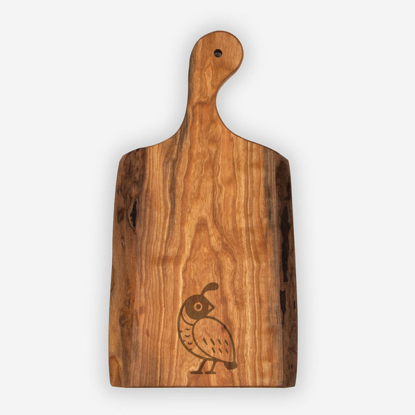 Quail Live Edge Artisan Wood Serving Board